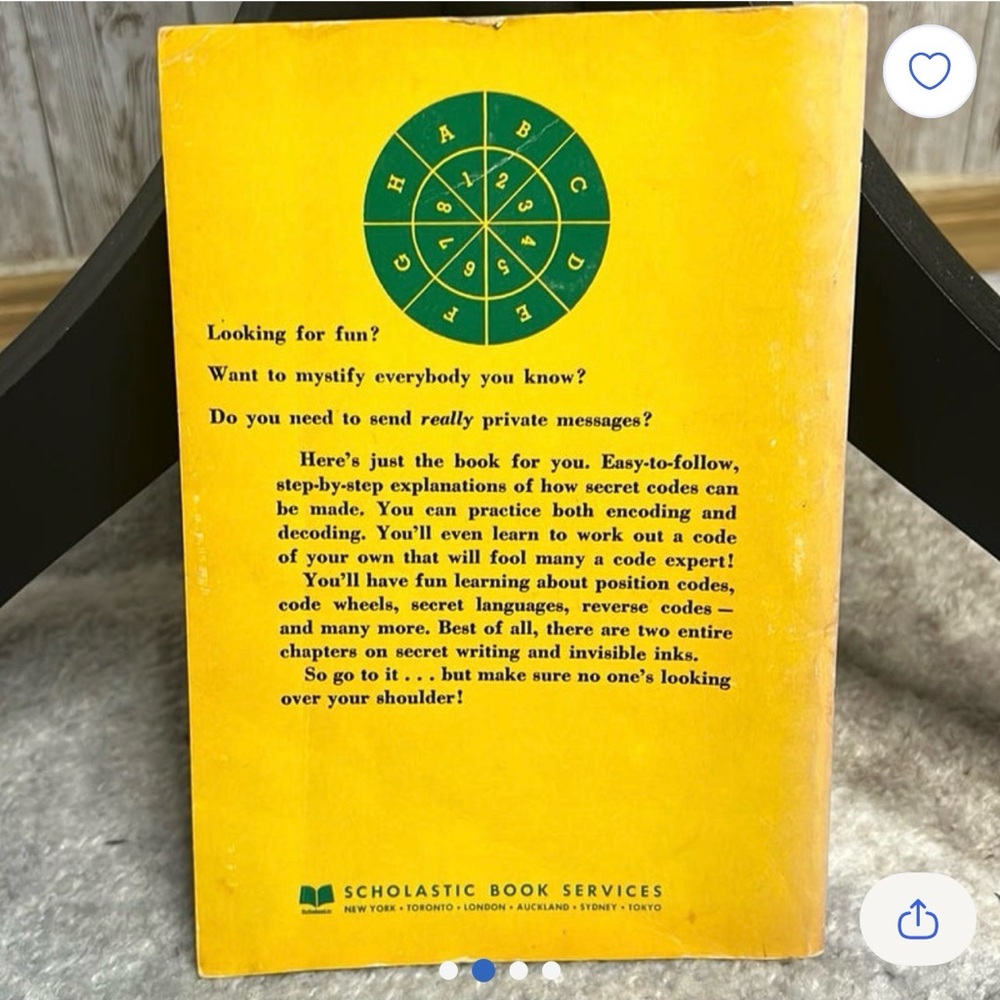 Codes & Secret Writing Book - Picture 2 of 4